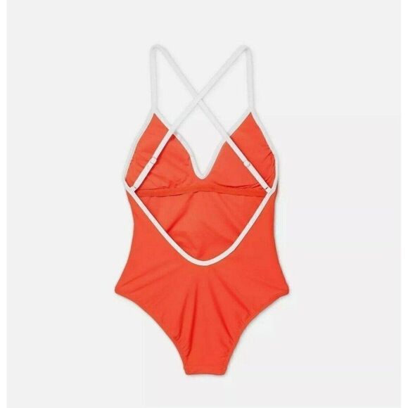 Xhilaration Juniors' Contrast Binding One Piece Re - Picture 3 of 6